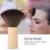 Barber Cleaning Wood Handle Hair Sweep Brush Hairdressing Neck Face Duster Tool