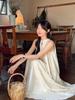 New Chinese Style National Style Neck Sling Dress Children's Summer New Cold Zen Niche Design Dress