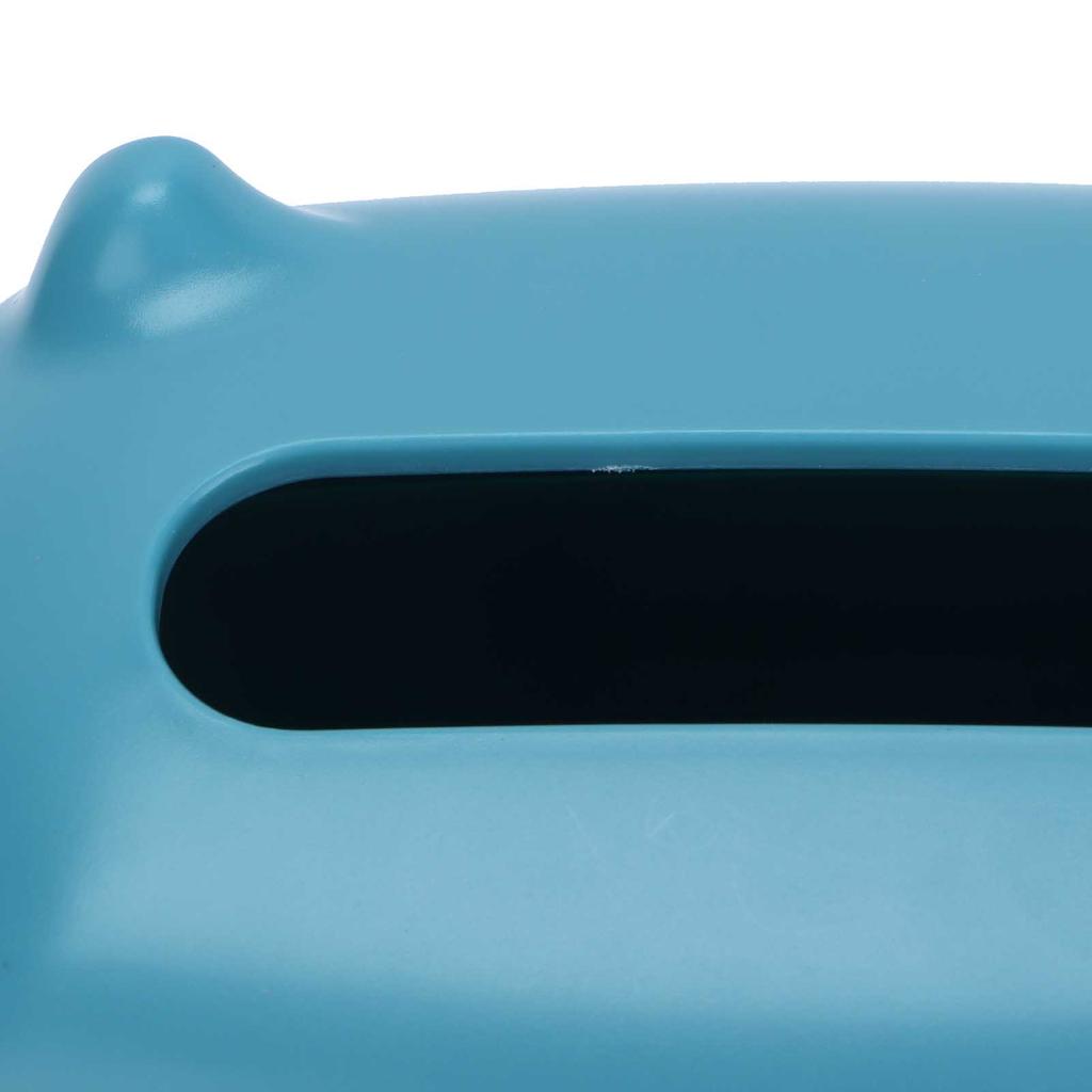 Tissue Box Cute Cartoon Multifunction Napkin Pumping Box Toilet Paper Holder Storage(Blue )