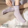 Cotton Sock Children's Style Summer and Spring Pure Cotton Little Dog Embroidered Mid-length Short Tube Breathable Without Bone Earleaf Lace Socks