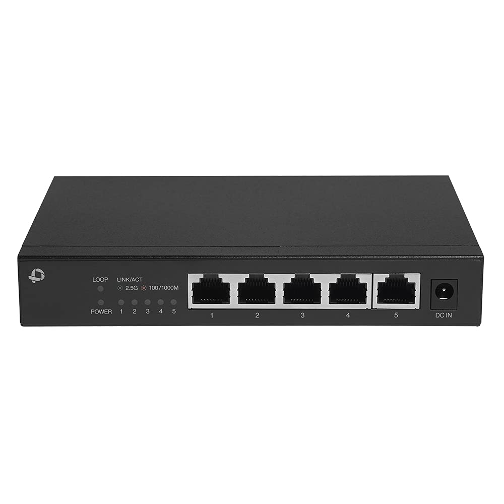 

Planex 5 port switching hub 2.5GBASE-T FX2G-05EM чорний
