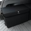 Large Capacity Car Rear Trunk Logo Emblem Storage Box Organizer Auto Accessories For Tesla Model 3 Model Y Model S Model X WYE