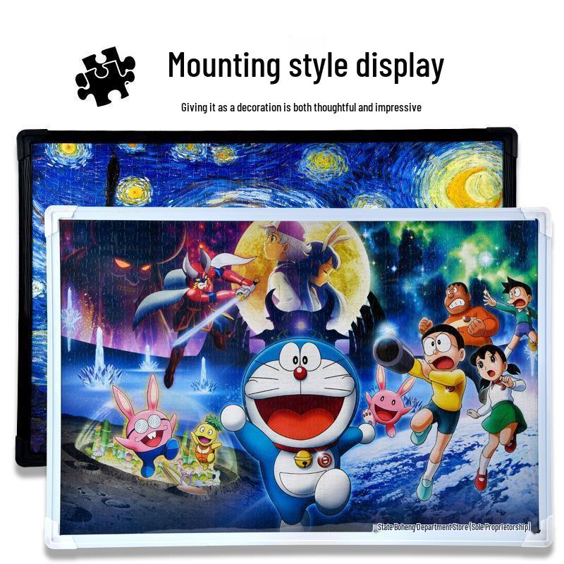 High Difficulty Anime Jigsaw Puzzle – 1000 Pieces Pikachu Starry Sky for Adults & Children