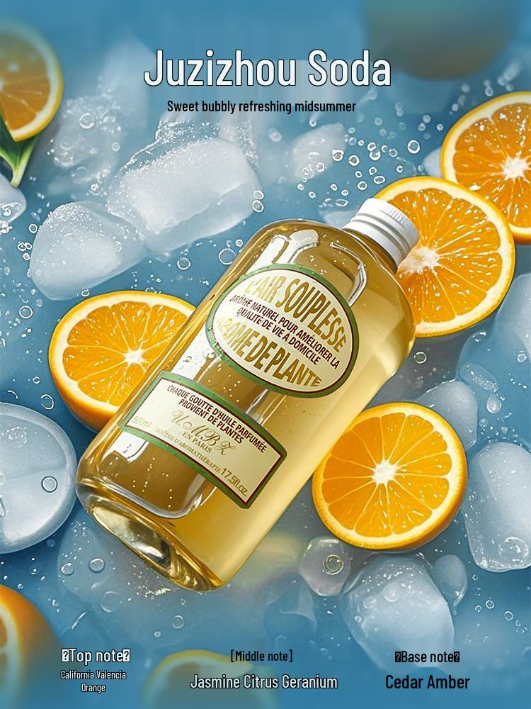 Green Lemon Basil Citrus Aromatherapy Refill for Flameless Car Diffuser & Bedroom
