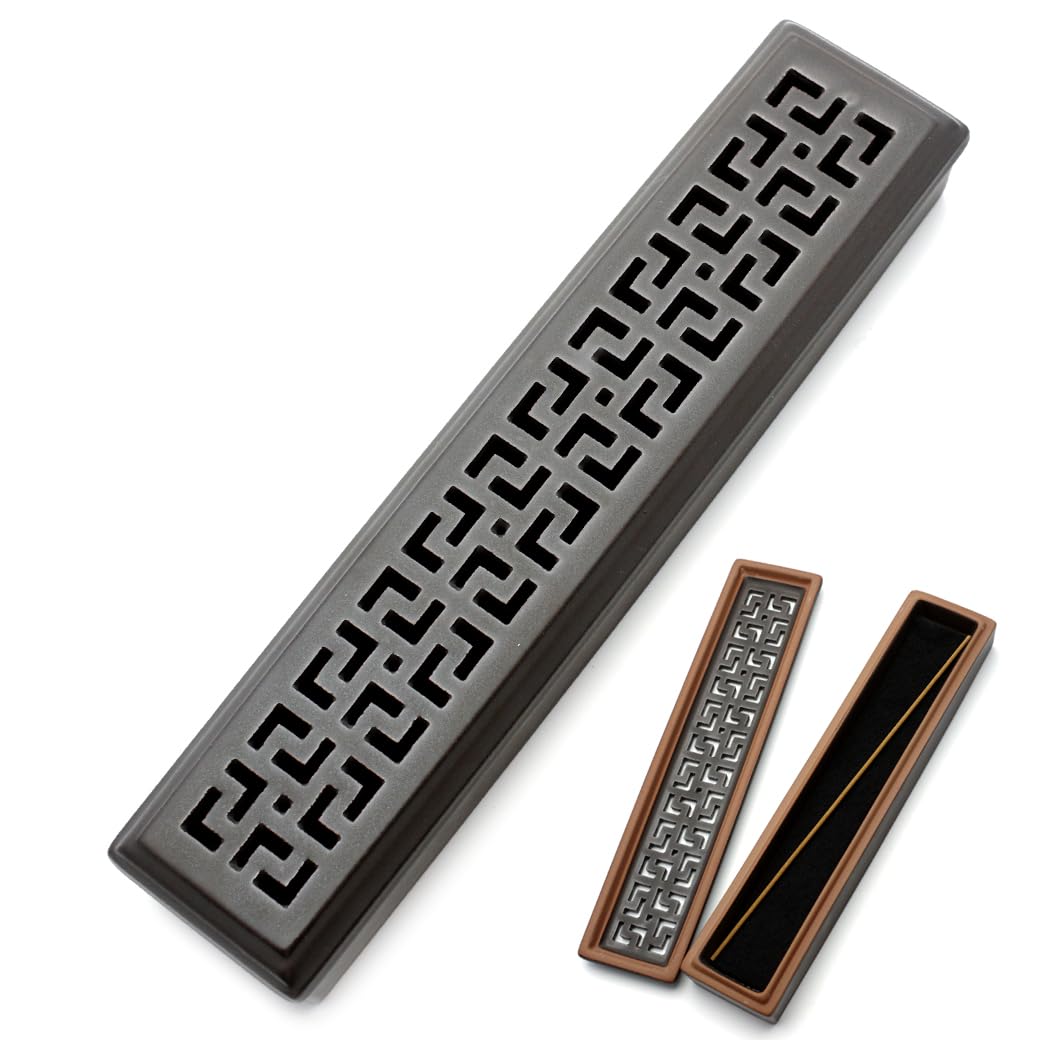 

Stylish horizontal ceramic incense holder, available in two colors. Perfect for sleep, relaxation, or as a gift. A lovely Japanese-style Nordic box