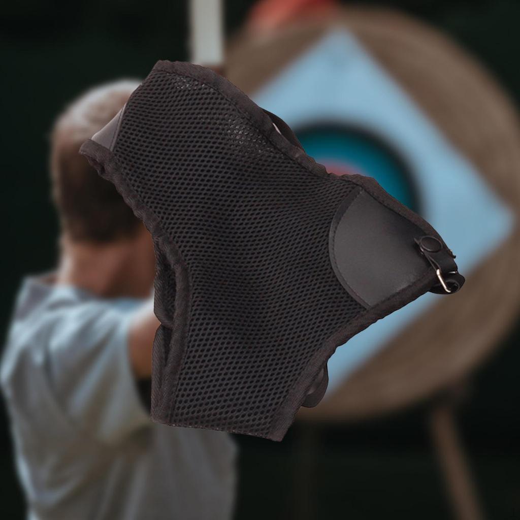 Lukostřelecký chránič hrudi pro dlouhý luk, Pohodlný, Odolný, Reflexní luky, Vybavení, Opakovaně použitelný, Levý