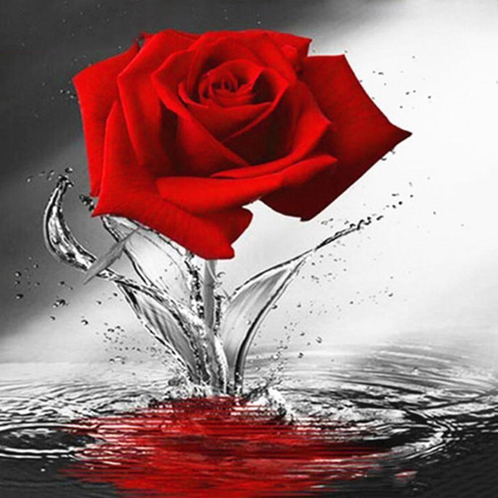 5d Diamond Painting Full Drill Square Landscape Flowers Diamond Embroidery Sale Plant Mosaic Home Decor