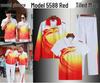 Chinese Sportswear Three-Piece Set: Long Sleeve Athlete Entrance & School Uniform for Spring/Autumn.