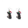 Boucles d'oreilles Chat Mignon de Noël en Acrylique Mode de Niche Design Créatif Boucles d'oreilles Femmes