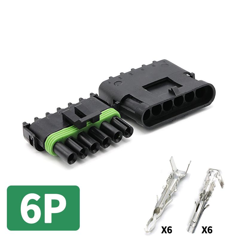 Delphi 2.5 Serie Automobil Wasserdichter Stecker 1/2/3/4/6-Pin Stecker und Buchsen Haltech MAP TPS Kabelstecker für GM