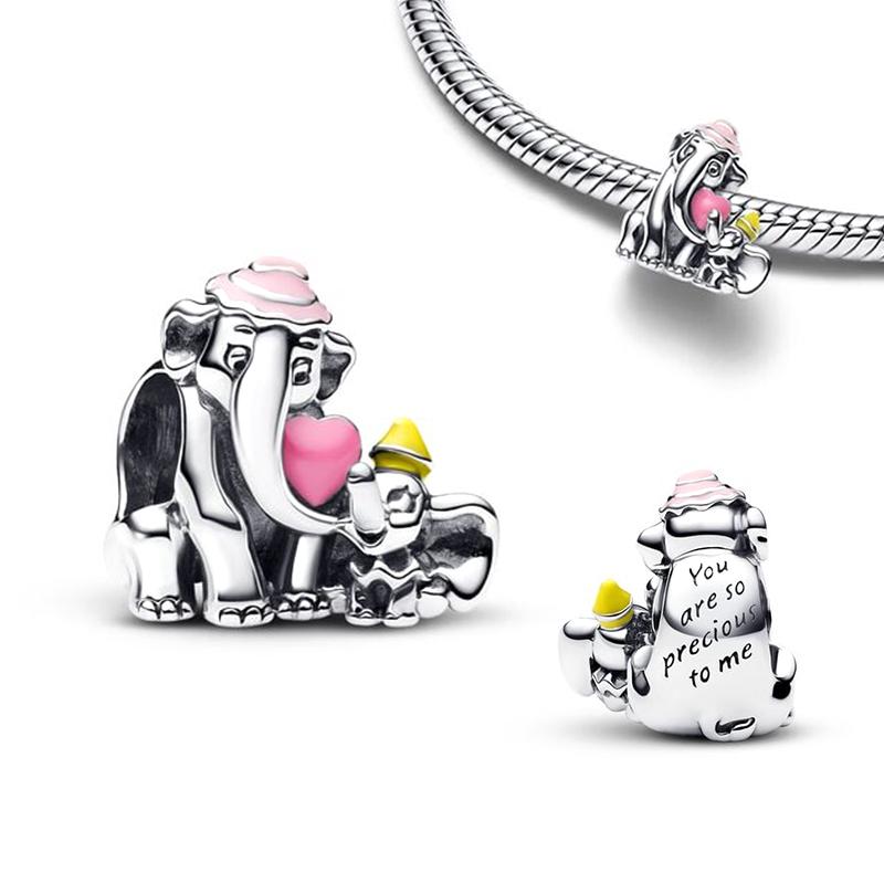 New In Charm  Cheshire Cat Charm Beads Suitable For Original Women Stitch Bracelet Necklace Pendant Jewelry Holiday Gifts
