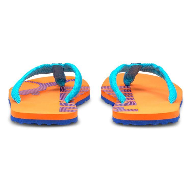 Puma Epic Flip V2 Fashion Simple Rubber Sole Slide Sandals Unisex Footwear Blue Orange 360248-52
