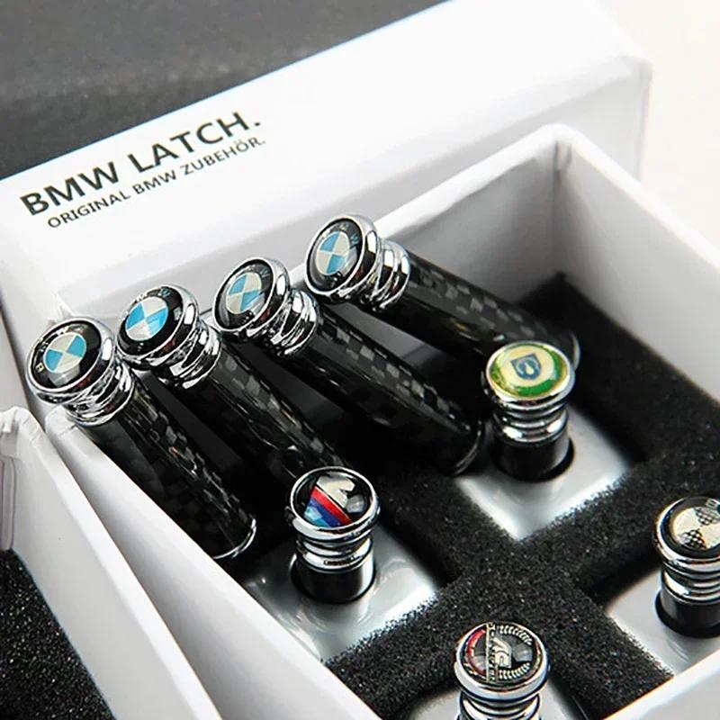 4PCS Carbon fiber Car Lock Modified Door Pin For BMW M E39 E36 E60 E90 E46 F30 F10 F20 E53 E34 X1 X3 X5 X6 Car accessories