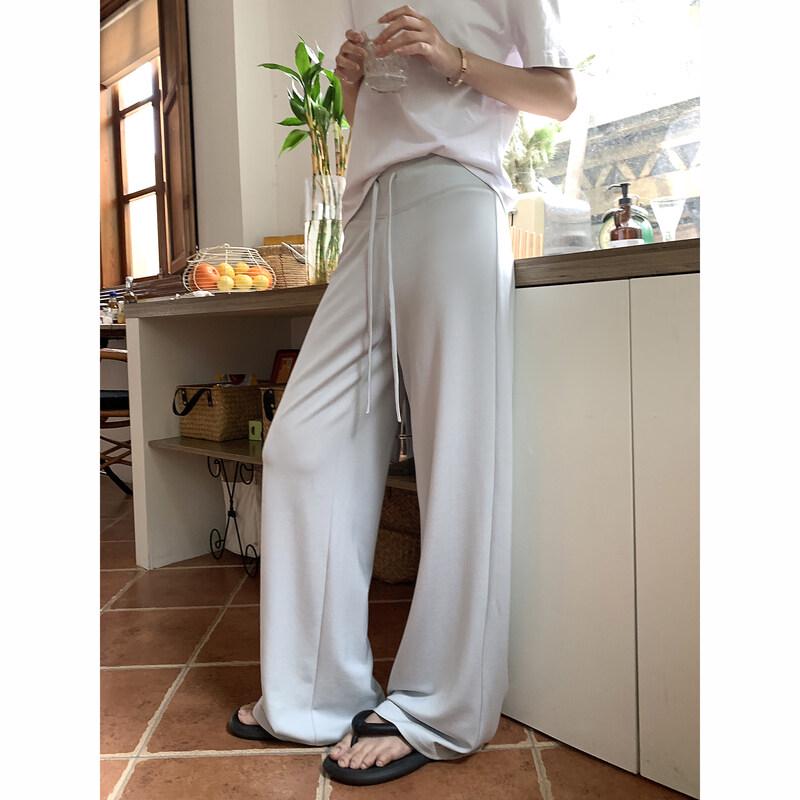 ICH MODE Women s Summer Cooling Lyocell Straight-Leg Pants M