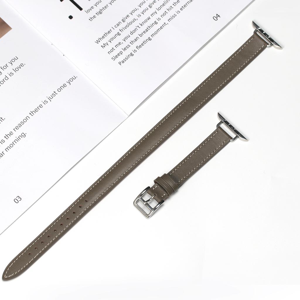 Luxury Slim Genuine Leather Loop Watch Bands for Apple IWatch Strap