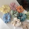 7PCS Elegant Sweet Hair Tie Set, Pastel Fluffy Ponytail Bands, Soft Textured Gentle Hair Accessories for Updos & Ponytail Hairst
