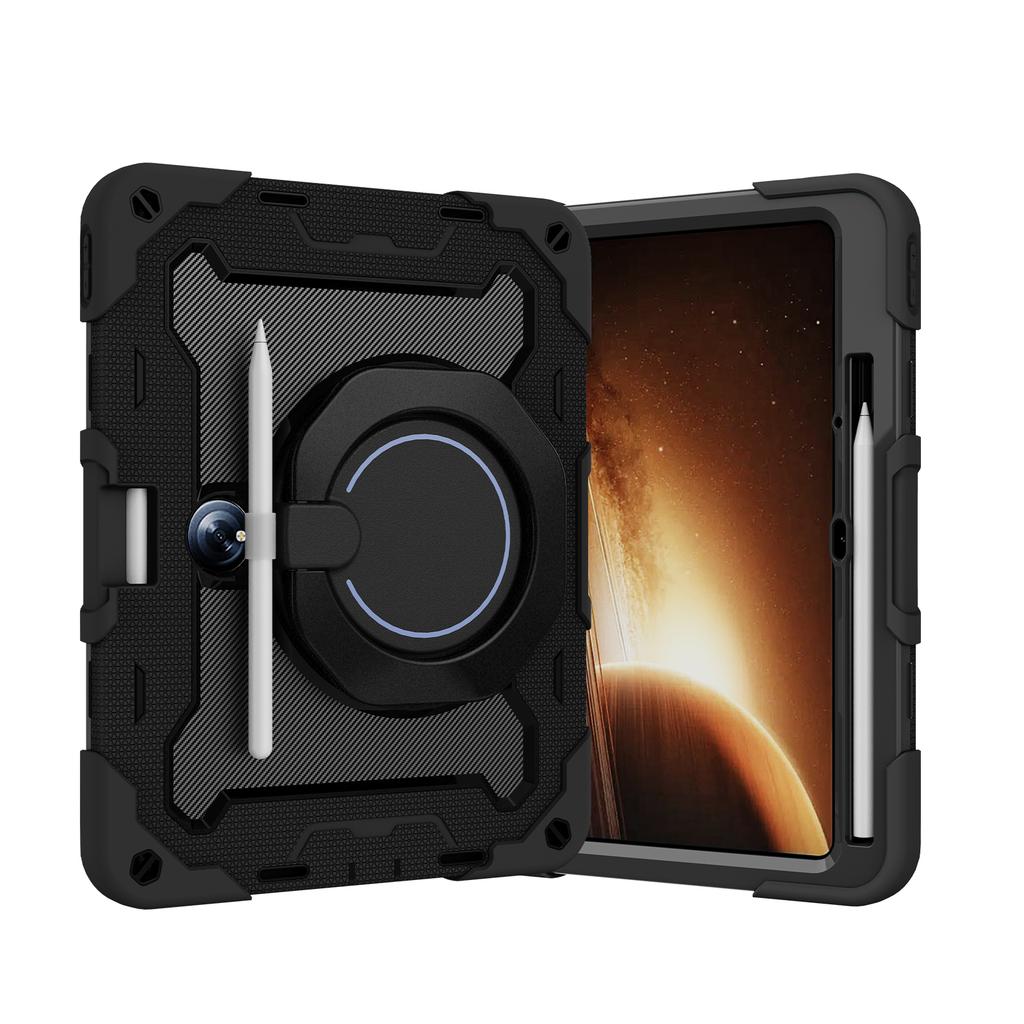 Armor Rugged Tablet Case For OnePlus Pad 2023 11.61 inch Heavy Duty Stand Cover With 360 Rotating Handle Grip Shockproof Protect