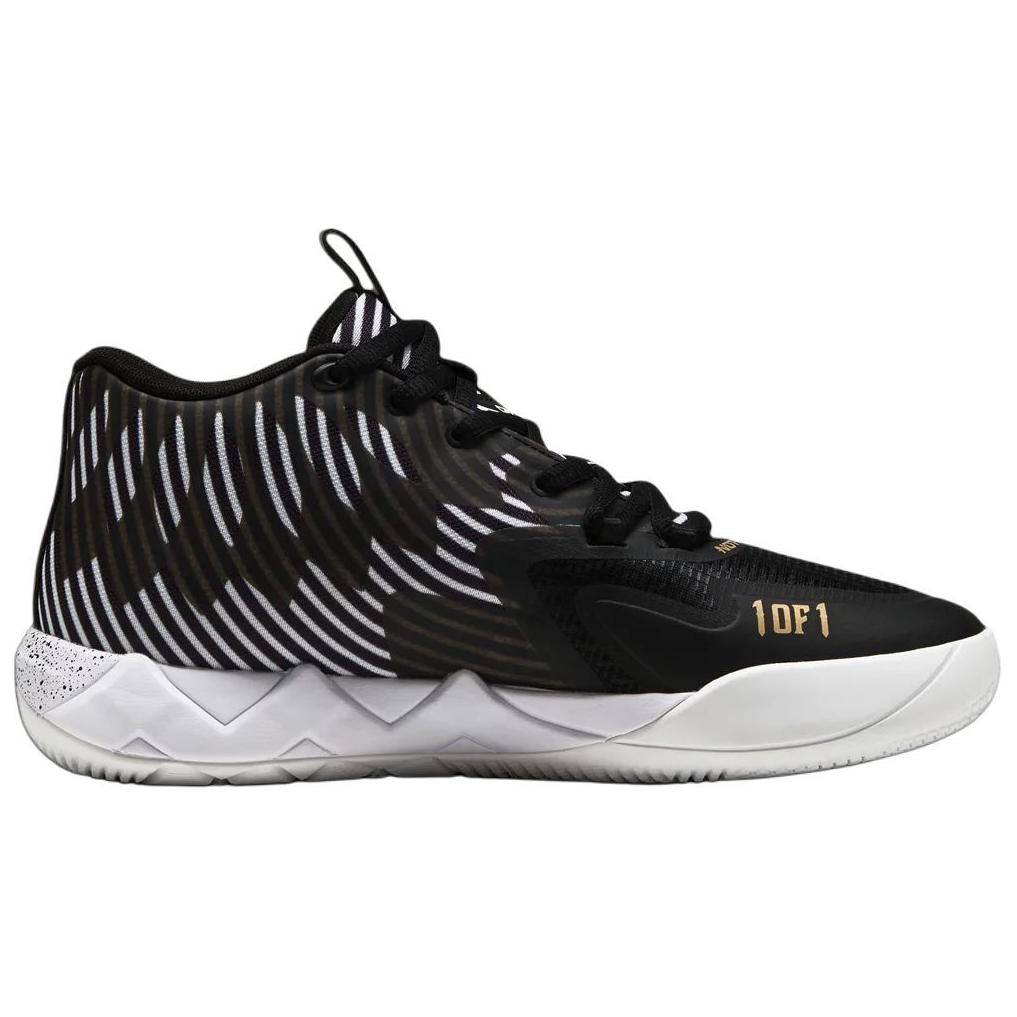 Foot Locker x Puma MB.01 50th Anniversary Men Sneakers Czarno-Biało-Złote 310506-01