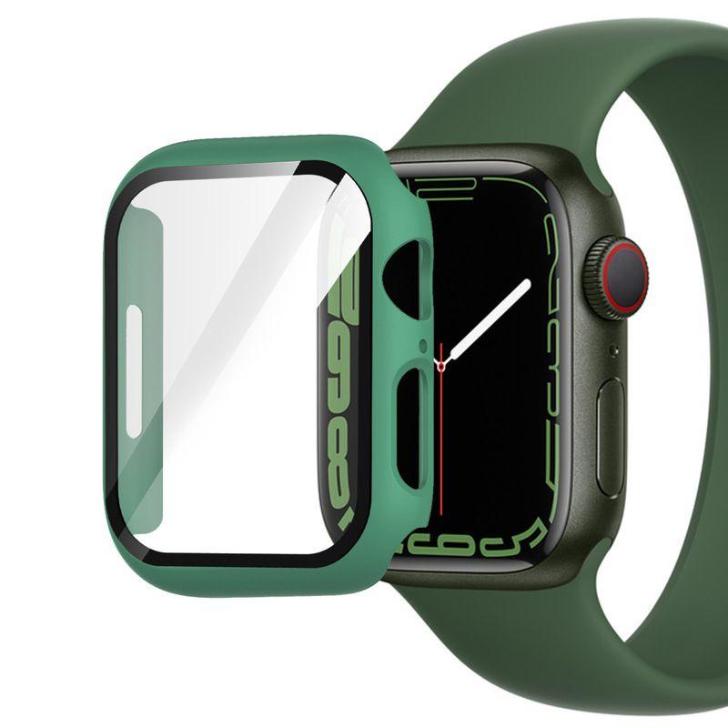 Durable Pc Case With Hd Clear Screen Protector For Apple Watch Protects Against Accidental Drops