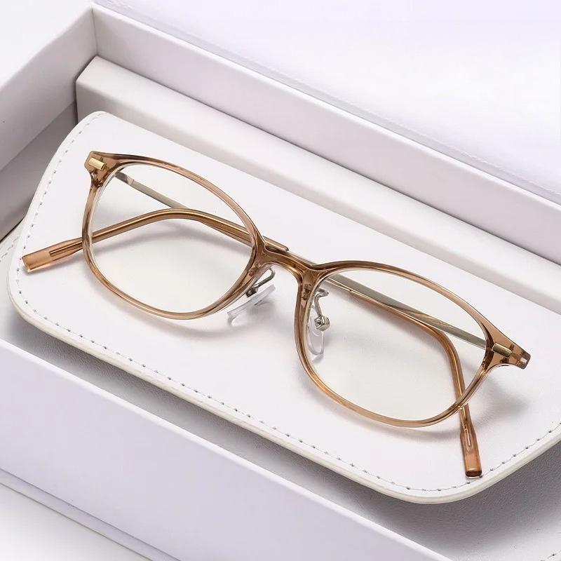 Fashion Elegant and Ultra Light Small Round Frame Presbyopia Glasses Blue Light Blocking Eye Protection Stylish Women Eyewear