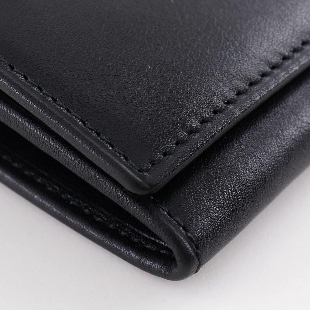 Salvatore Ferragamo Purse Black Calfskin Unisex Used