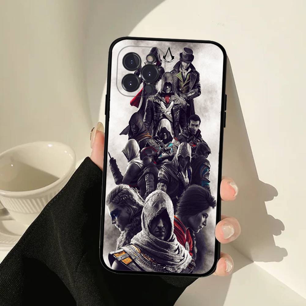 

Игра A-Assassins C-Creed Для iPhone 17 16 15 14 13 12 11 Pro Max Plus Ударопрочный Черный Мягкий Чехол для Телефона iPhone 16 plus