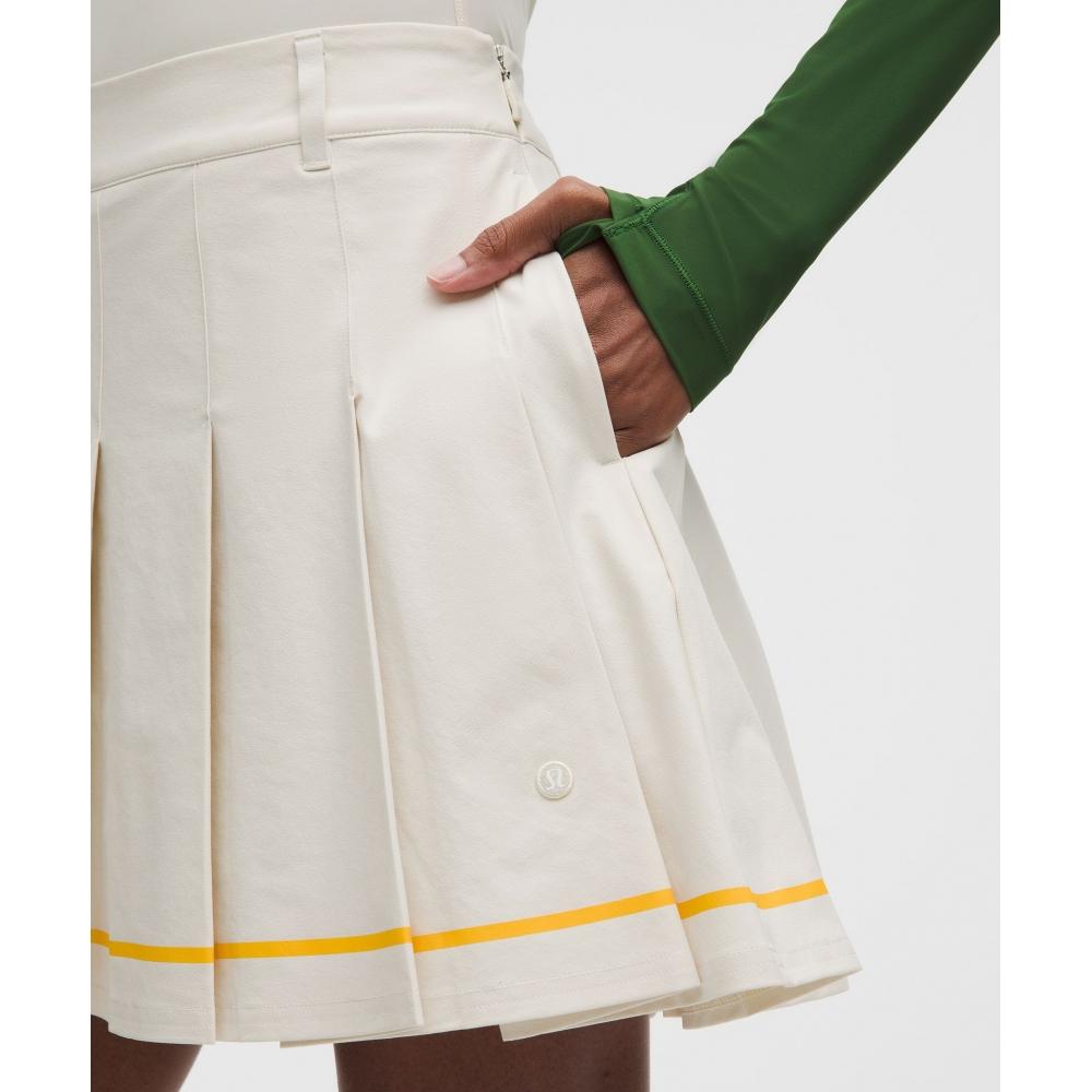 Lullulemon Box Pleated High-Rise A-Line Golf Skirt Ltiv Btcu (B Type)