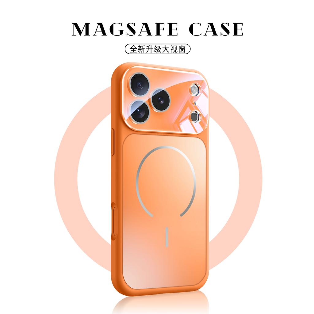 Applicable iPhone17ProMax Lanyard Mobile Phone Case Frosted Magnetic Liquid Silicone Apple 17 All-inclusive Lens Cover