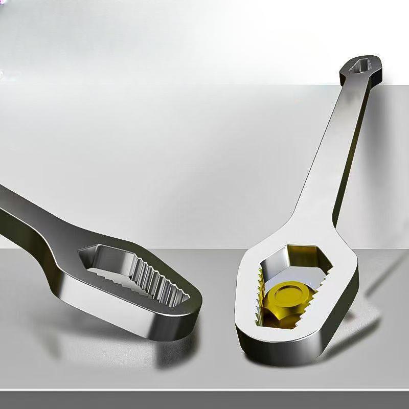 Universal Box Wrench, Small Super-hard Steel Wrench, Self-tightening Wrench, Double-ended Special-shaped Manual Wrench