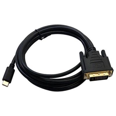 Cabo USB TIPO C para DVI Adaptador USB Tipo C para DVI 24+1 4K 30Hz (6 PÉS/1,8 M) para Thunderbolt 3 para 2017 menos