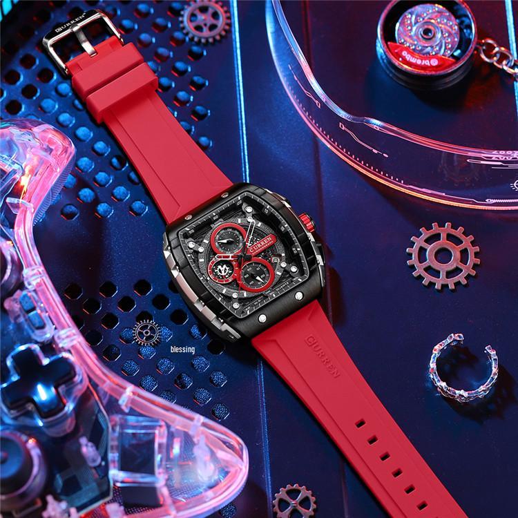 CURREN 8442 Men's Multi-Function Six-Hand Chronograph Fashion Watch