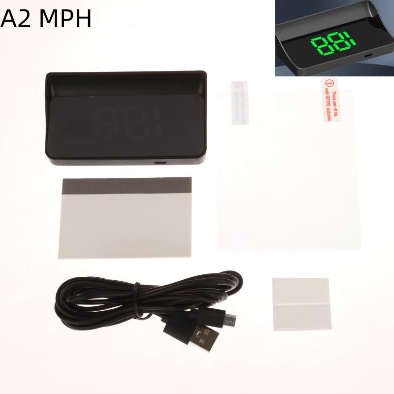 

Автомобильный Универсальный HUD Проектор Спидометра Цифровой Километры в час Мили в час Большой Шрифт Измеритель Скорости Дисплей Авто Электронная Деталь A2