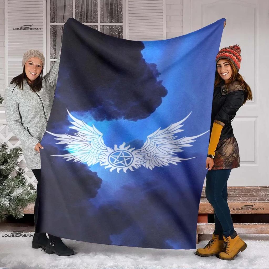 Multi-size Supernatural 3D Printing Four Seasons Blanket Sofa Cover Travel Bed Plush Blanket Lightweight Flannel Blanket