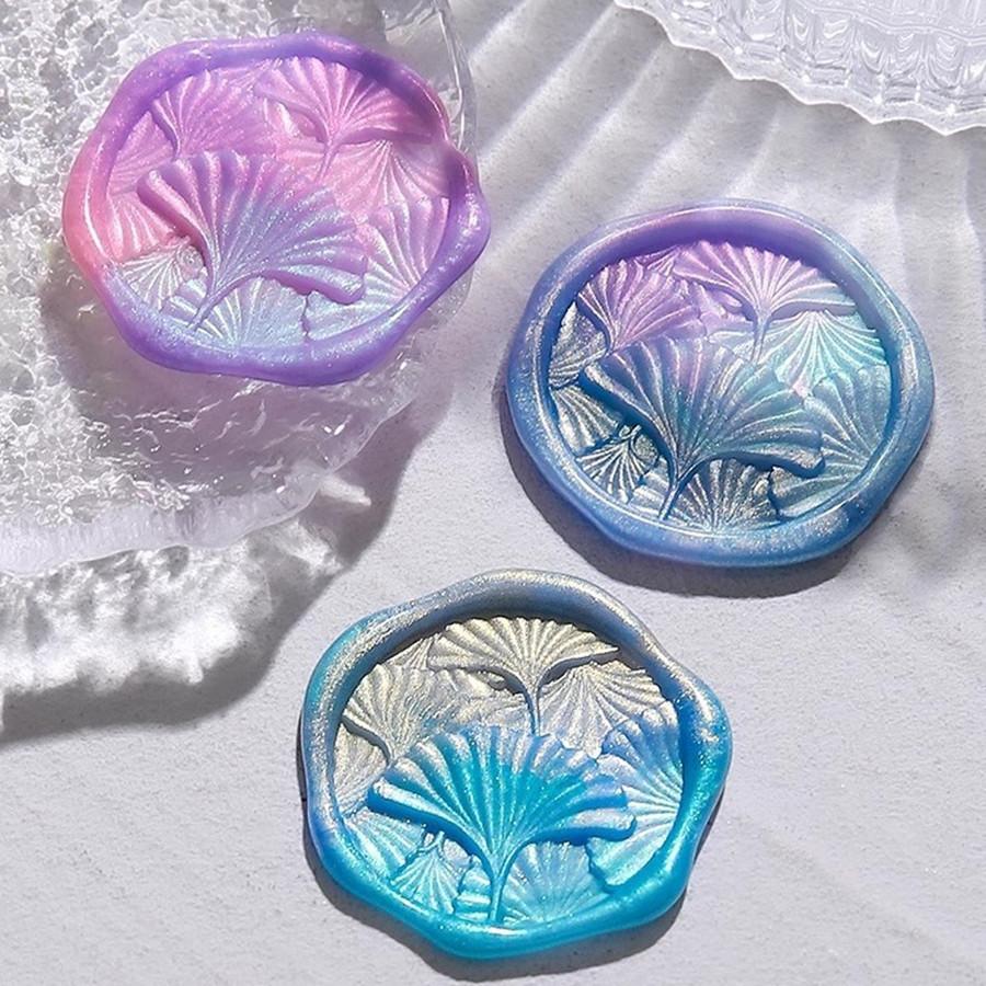 100 Stück/Beutel Aurora Sonnenblume Gemischte Farbe Siegelwachsperlen, für Hochzeitseinladungen, Briefumschläge, Wein-Geschenkverpackungen