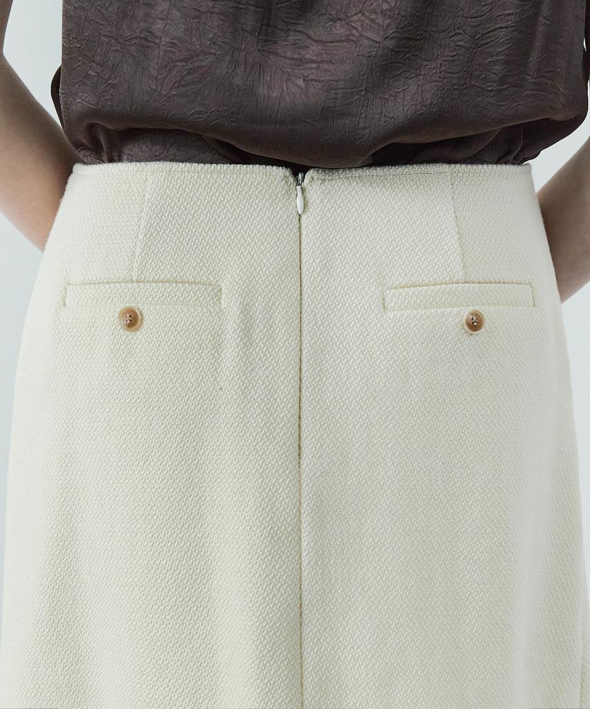 Ihr Classic Tweed Mini Skirt / Ivory