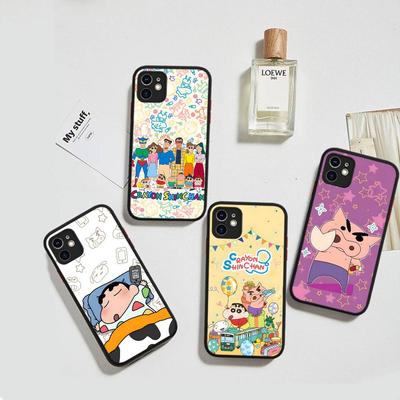 Anime Crayon Shin-Chan Matte Transparent Phone Cover For IPhone Case 16 15 14 13 12 11 Pro Max X XS Max Plus