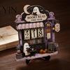 Reading Tracker with Stand Halloween Book Read This Year Counter, Ghost Bookstore Challenge Number, Counter Table Sign Decoration, Gift for Bookworms
