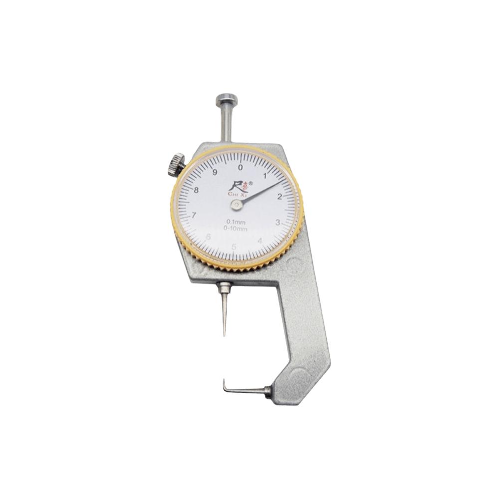 Pointed/Flat Head Thickness Tester Round Dial Measuring Tool Thickness Gauge Hollow Pipe