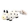 Latex Dog Toy Squeaky Soft Interactive Unique Shape Puppy Chewing Toy for Indoor Small Medium Dogs Cow
