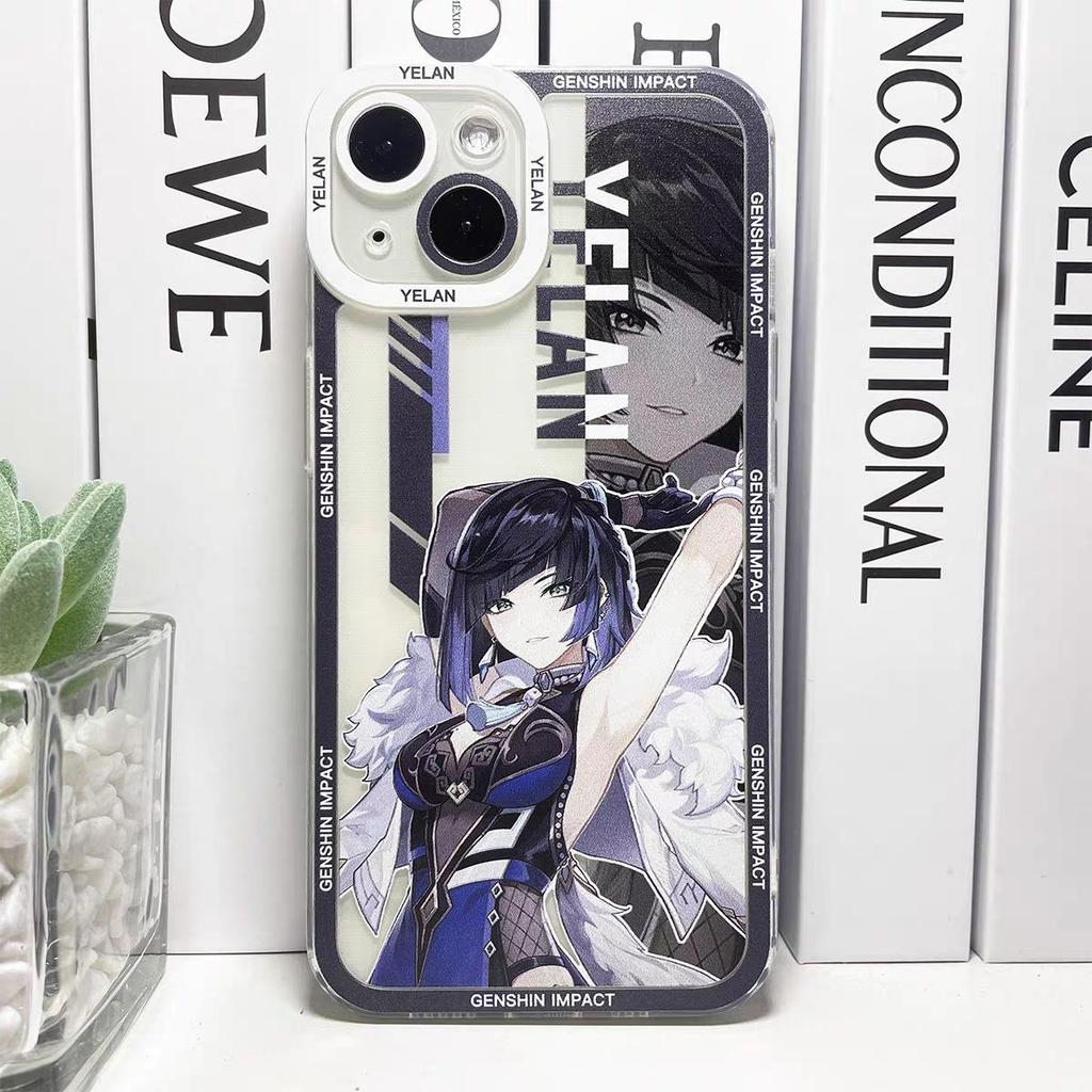Phone Case for Infinix Note 40 Hot 40i Smart 8 7 6 Plus Tecno Spark 20 GO 2024 2022 20C Pova 2 3 4 6 Pro Soft TPU Genshin Impact
