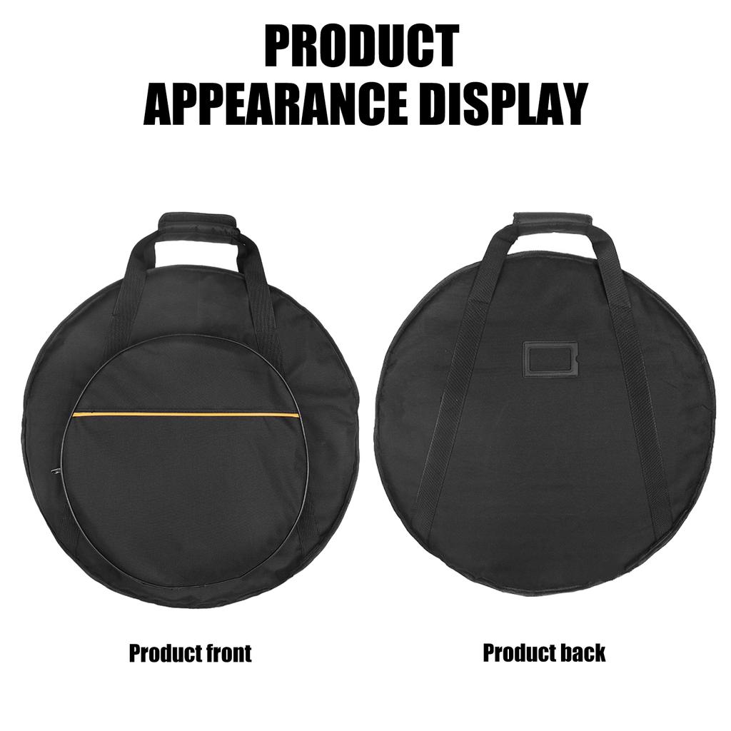 Drumstick Storage Case Padded Cymbal Travel Tote Bag with Carry Handle Waterproof Cymbal Gig Bag Drumstick Carrying Case