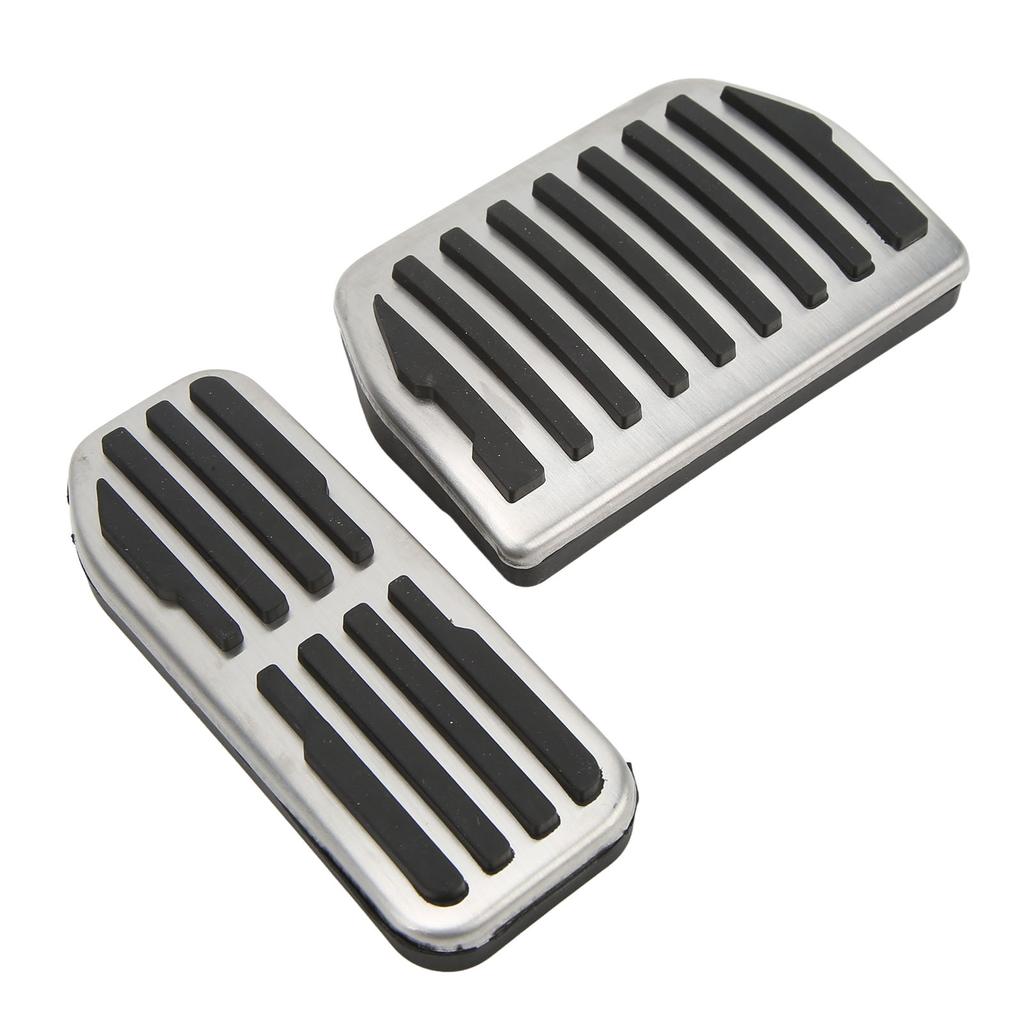 2pcs Car Accelerator Gas Brake Pedal Foot Rest Plate Cover Replacement for Jaguar XE XF FPACE