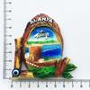 Turkey Fridge Magnet Souvenir Kemer Alanya Antalya Resin Magnets for The Refrigerator Magnetic Stickers Gifts Home Decoration