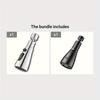 Three Mode Rotary Kitchen Faucet Bubbler with Nozzle - Multi-purpose, High-pressure, Splash Proof Design, Suitable for Bathroom and Sink Use