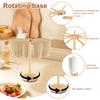 Rotary Pasta Drying Rack Wood Collapsible Detachable Kitchen Stand Dryer Tools Easy Installation Pasta Hanging Rack Portable
