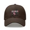 Senior 2026 Baseball Hat - Vintage Washed Look Print Adjustable Sun Cap For Unisex Adults, Lightweight Breathable Polyester Outdoor Sports Hat -
