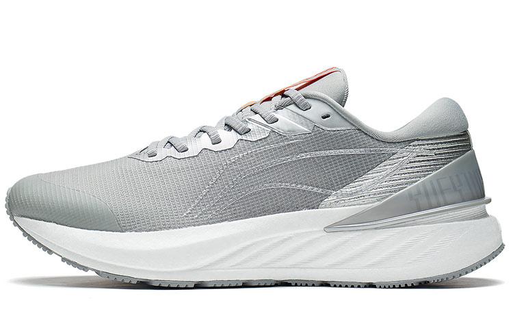 Li Ning YueYing 2.0 Стабильная поддержка Низкие беговые кроссовки Мужские Серый Серебристый ARHS015-5 44