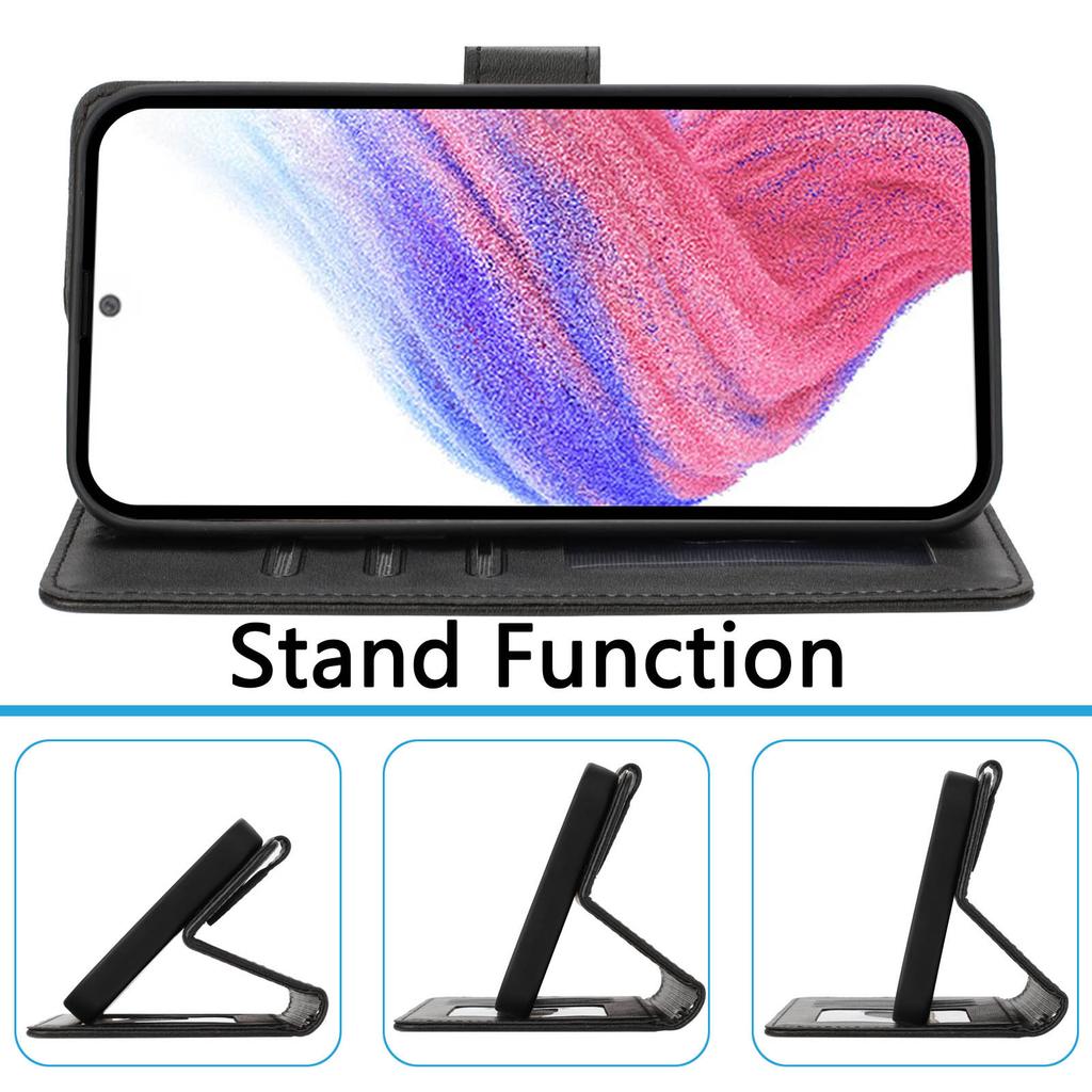 Leather Flip Phone Case For Samsung Galaxy F62 F54 F42 F34 F23 F16 F14 F06 F05 F04  Luxury Wallet Bracket Cover