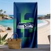 Asciugamano da Spiaggia Stampa Seattle Seahawks Morbido Portatile Asciugatura Rapida?Asciugamano Asciutto Per Piscina Vacanza Estiva Sport all'Aperto