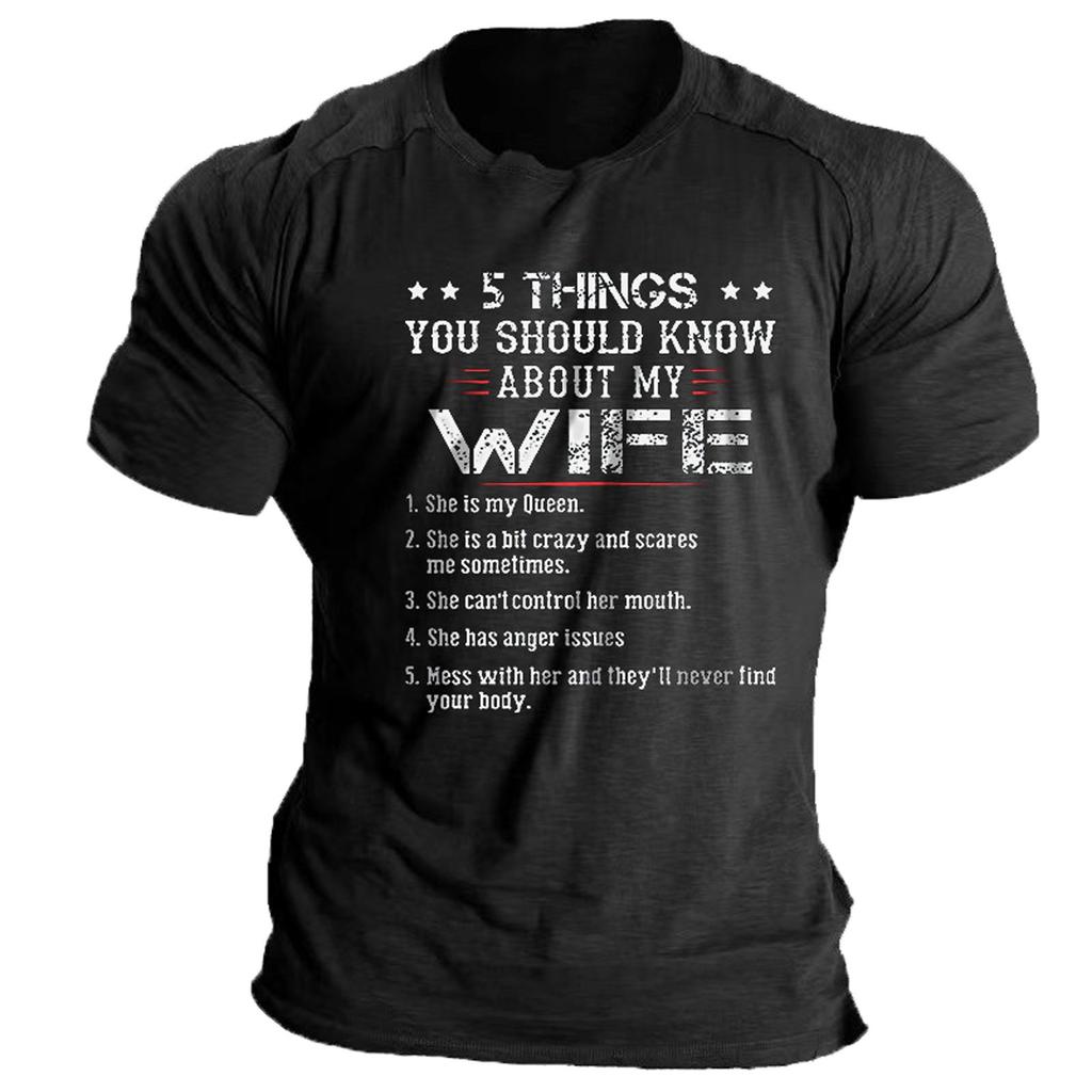 Pánské neformální tričko s krátkým rukávem a potištěným kulatým výstřihem, měkké a GODSportovní tričko